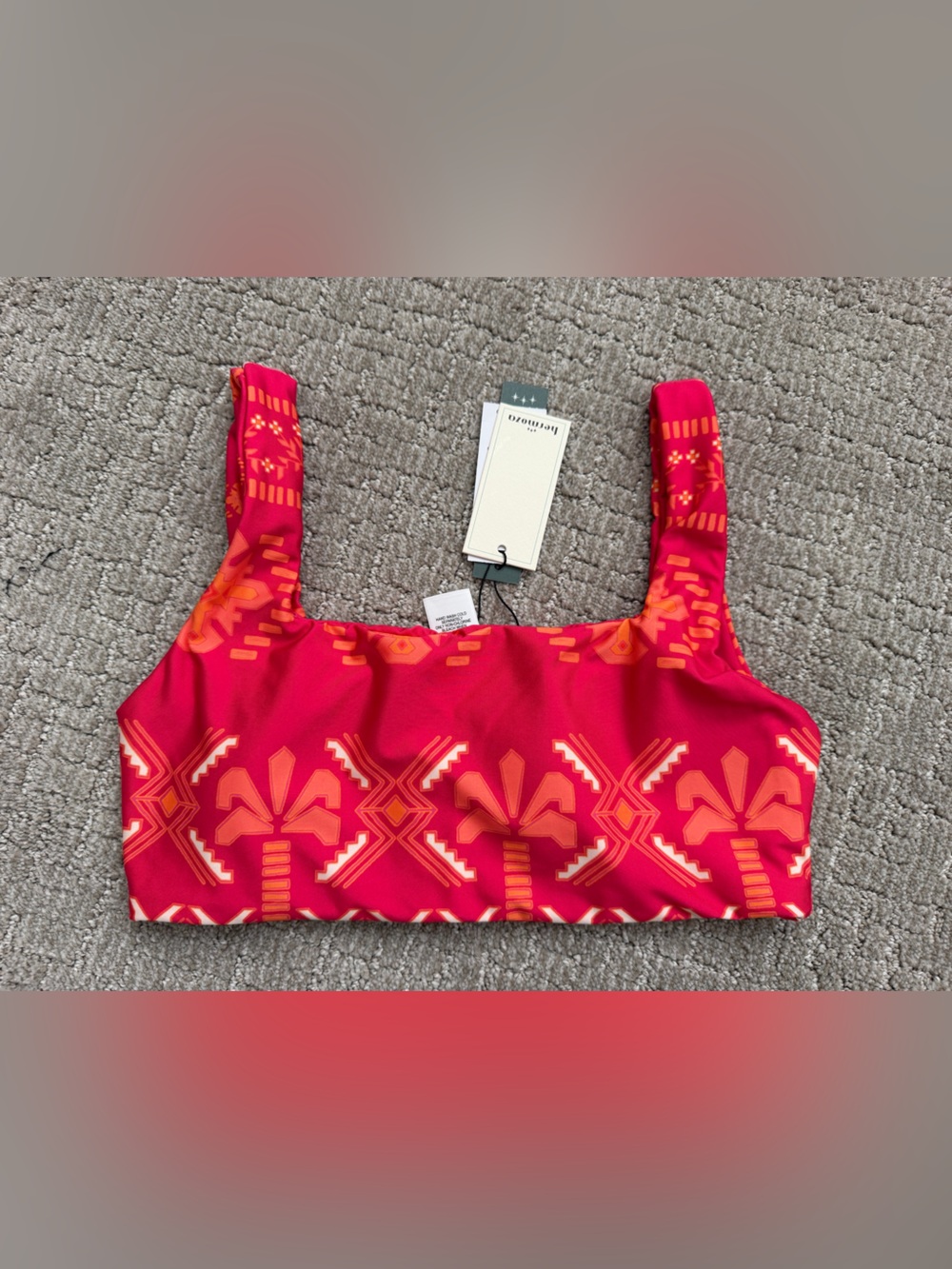 Hermoza Maggie swim Top- color Tribal Gone West